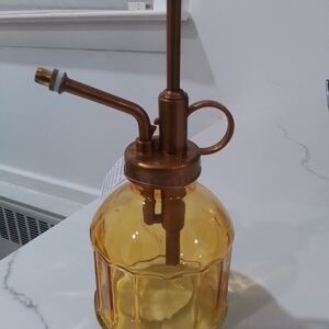 Amber Glass Plant Mister